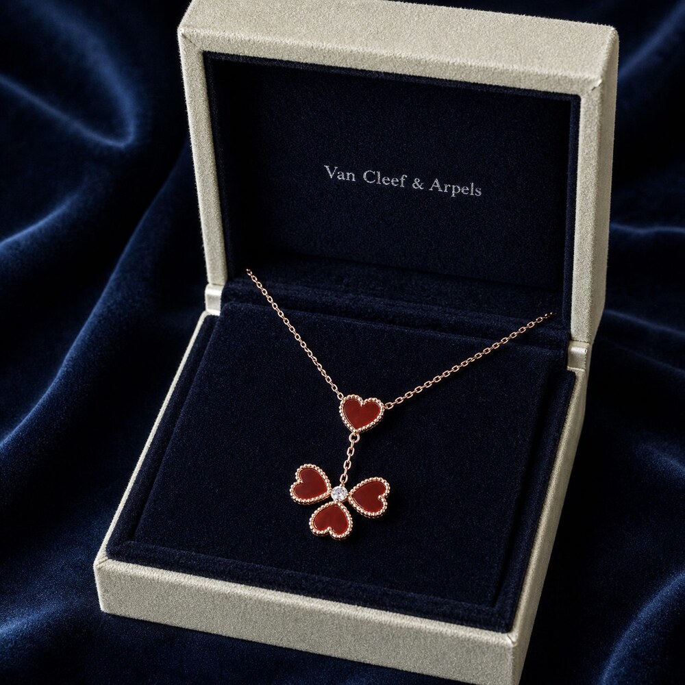 Van Cleef & Arpels Elegant Signature Necklace Style 4 | New with Box - Picture 3 of 9